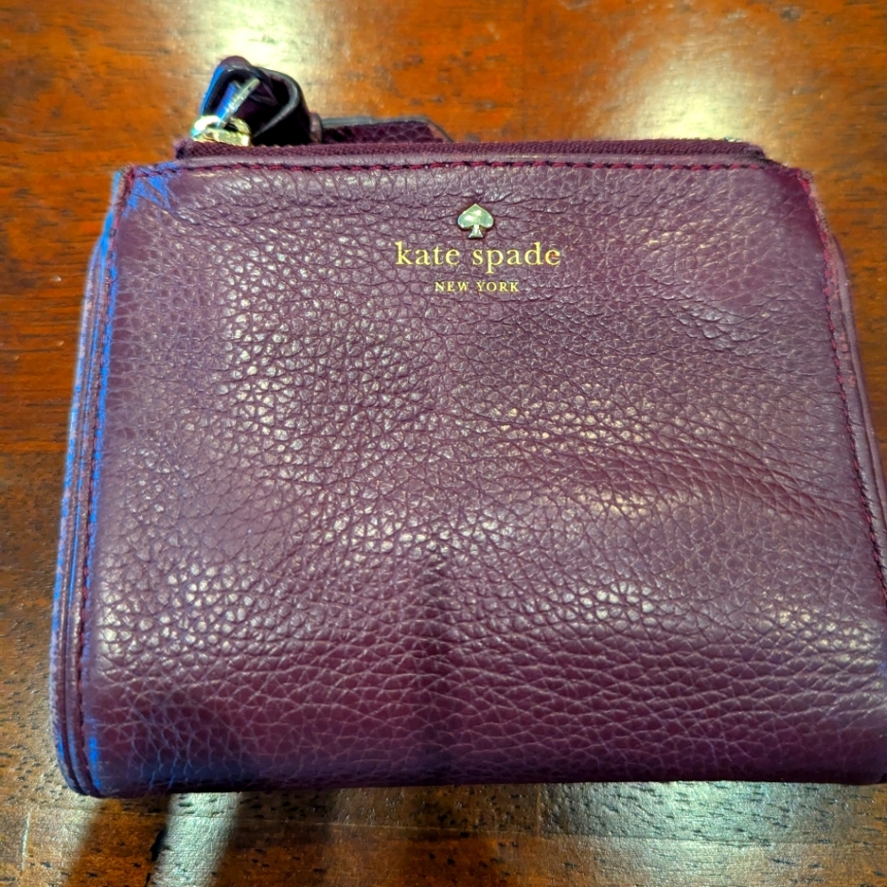 Kate Spade Purple Bifold Wallet